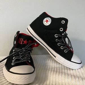 New- Converse CT AS High Street Big Kids Shoes Black/Casino/White 659242F